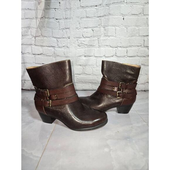 Naturalizer Katrina Women's Size 6M Brown Short Heeled Boot - Picture 6 of 10